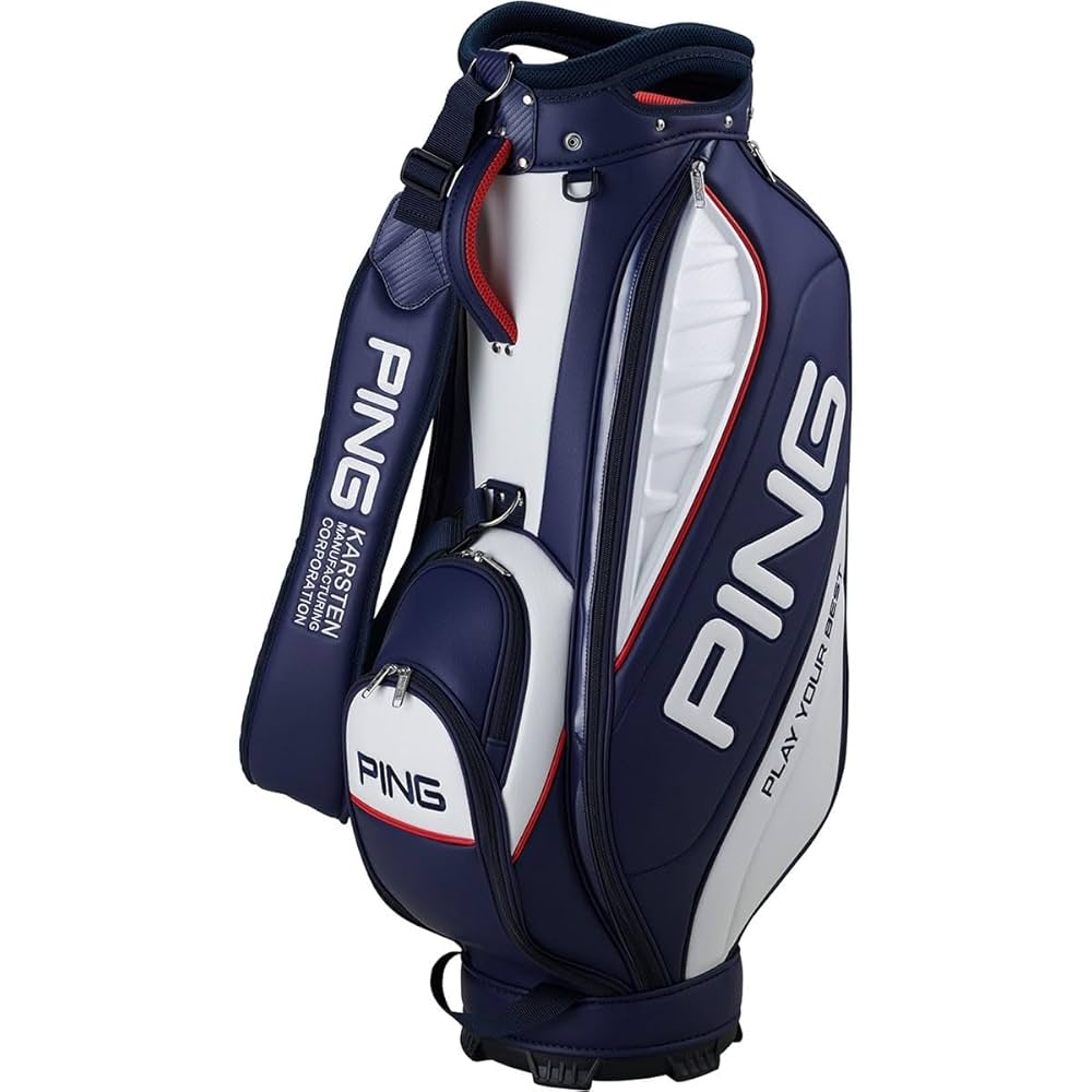 【新品】PING キャディバッグ CB-U2505 ネイビー Amazon.co.jp: ピン(PING) キャディバッグ CB-U2505 XLT NV